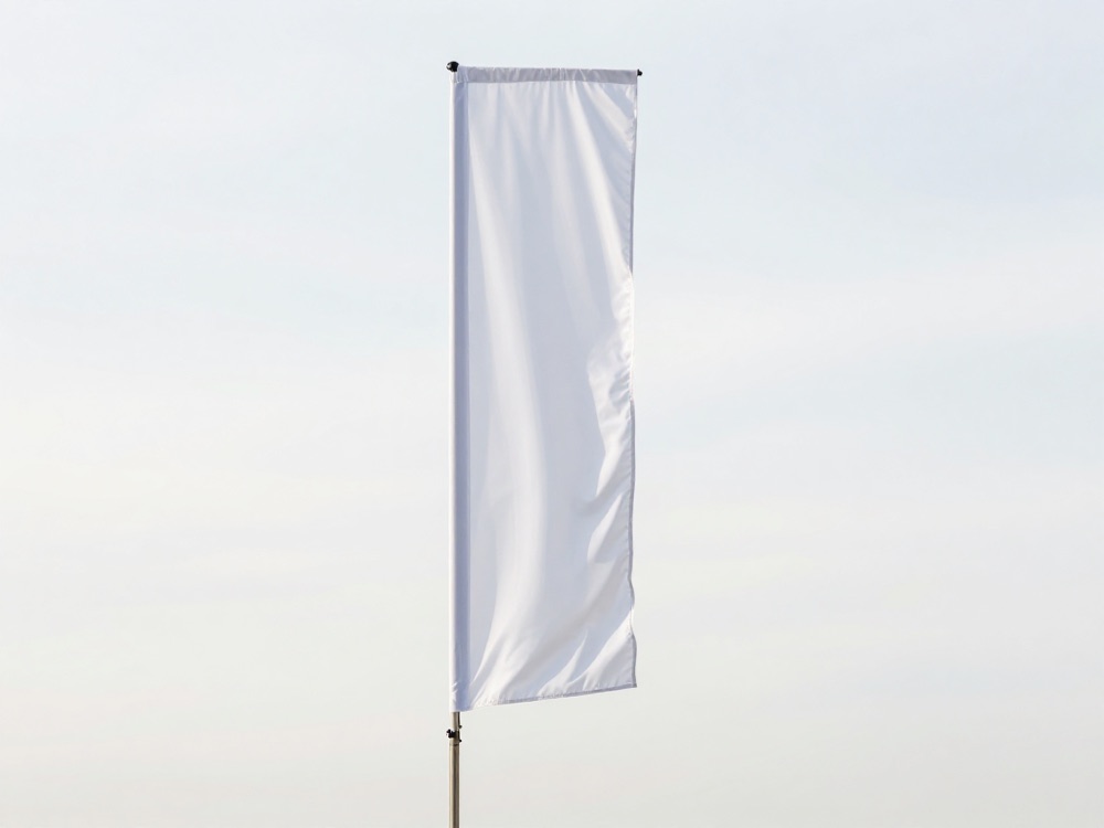 Feather & Teardrop Flags printed by Madina Printing in Edmonton