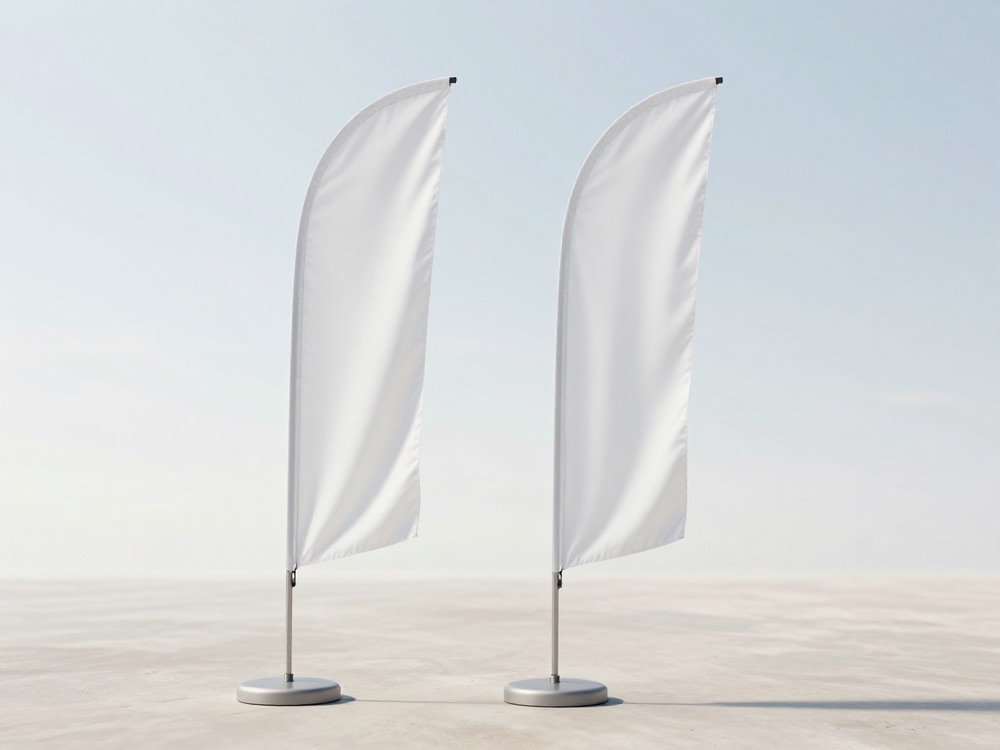 Flag Banners printed by Madina Printing in Edmonton